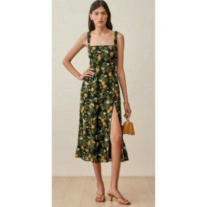 Reformation Dominique Dress - Size 6 - Clementine